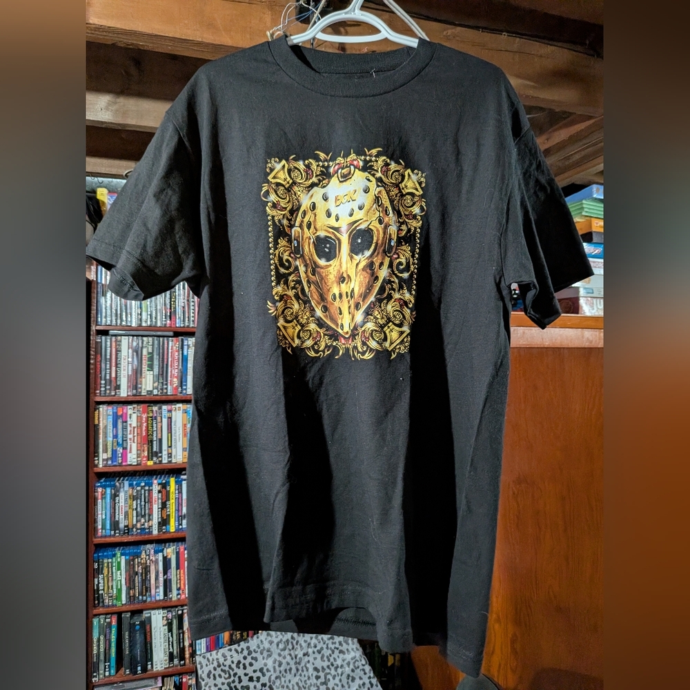 DGK Black Tee with Gold Mask Graphic